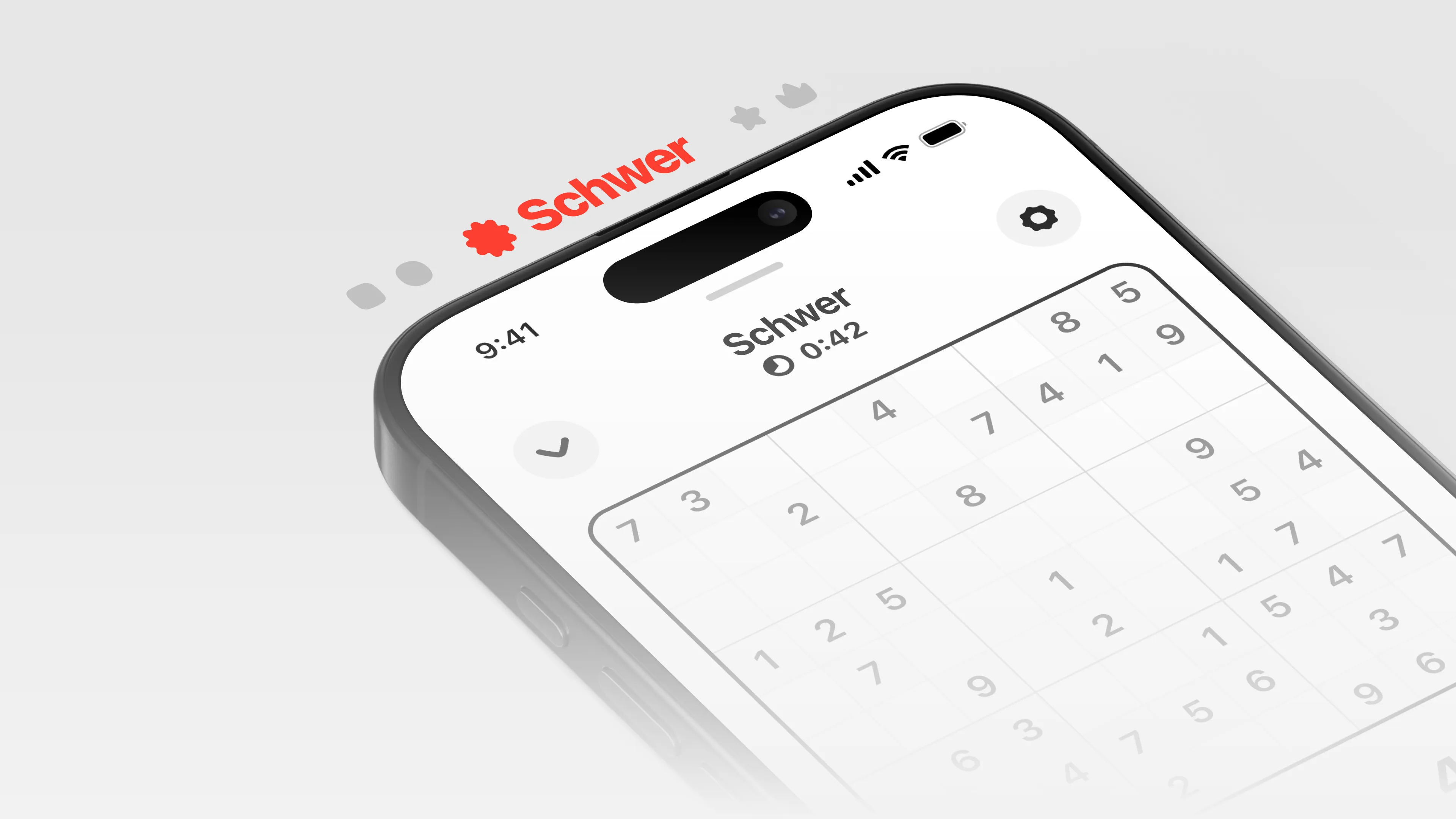 Schweres Sudoku Rätsel Beispiel