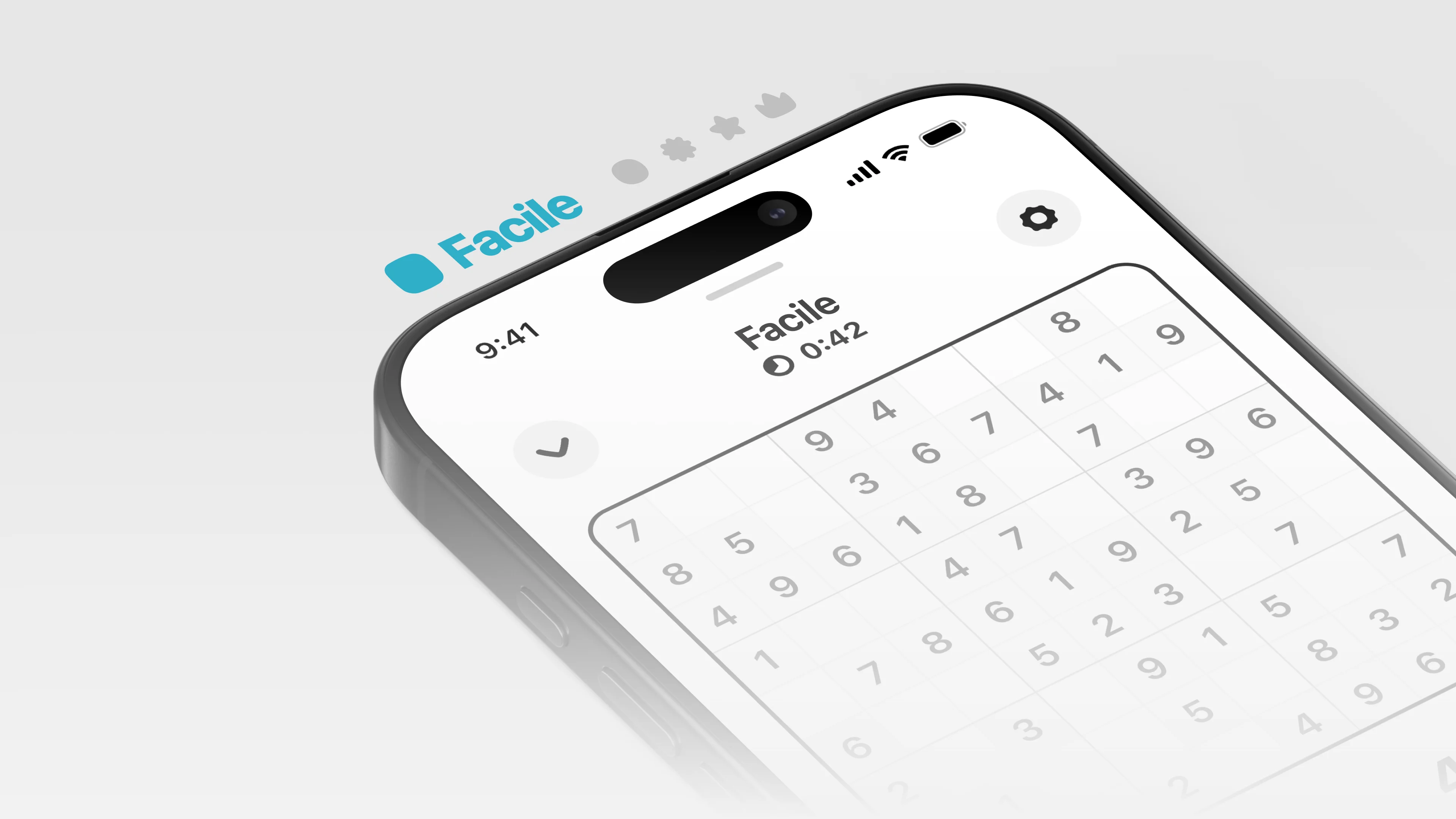 Exemple de puzzle Sudoku facile